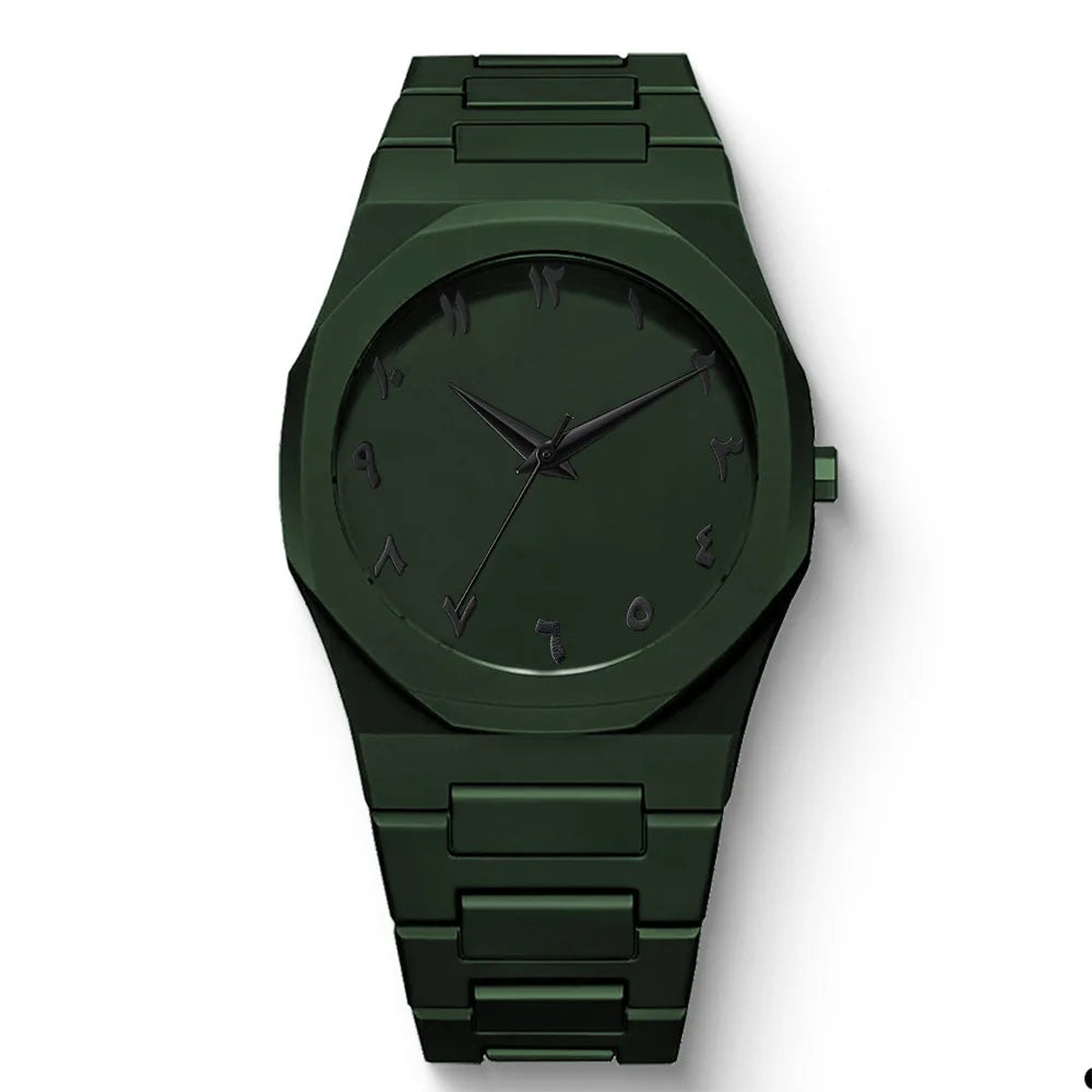 Reloj Clásico Negro Casual Elegante