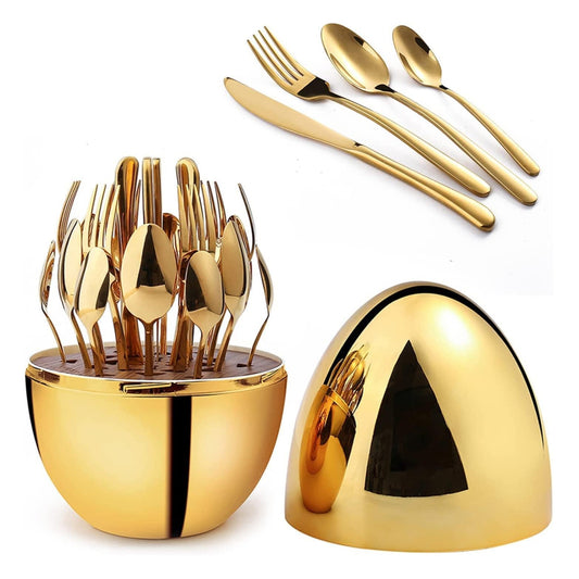 SET CUBIERTOS HUEVO