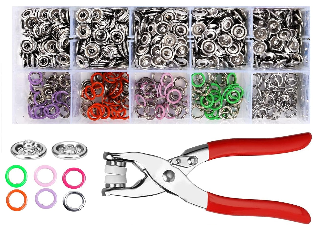 KIT PINZA + BROCHE x 500 UNIDADES