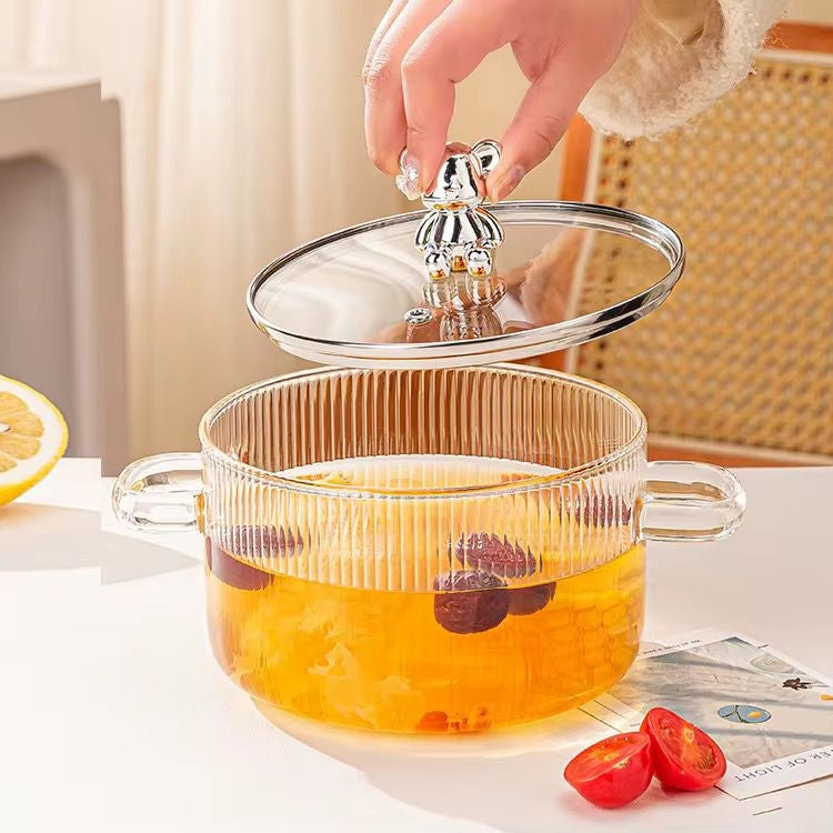 OLLA DE VIDRIO PARA COCINA