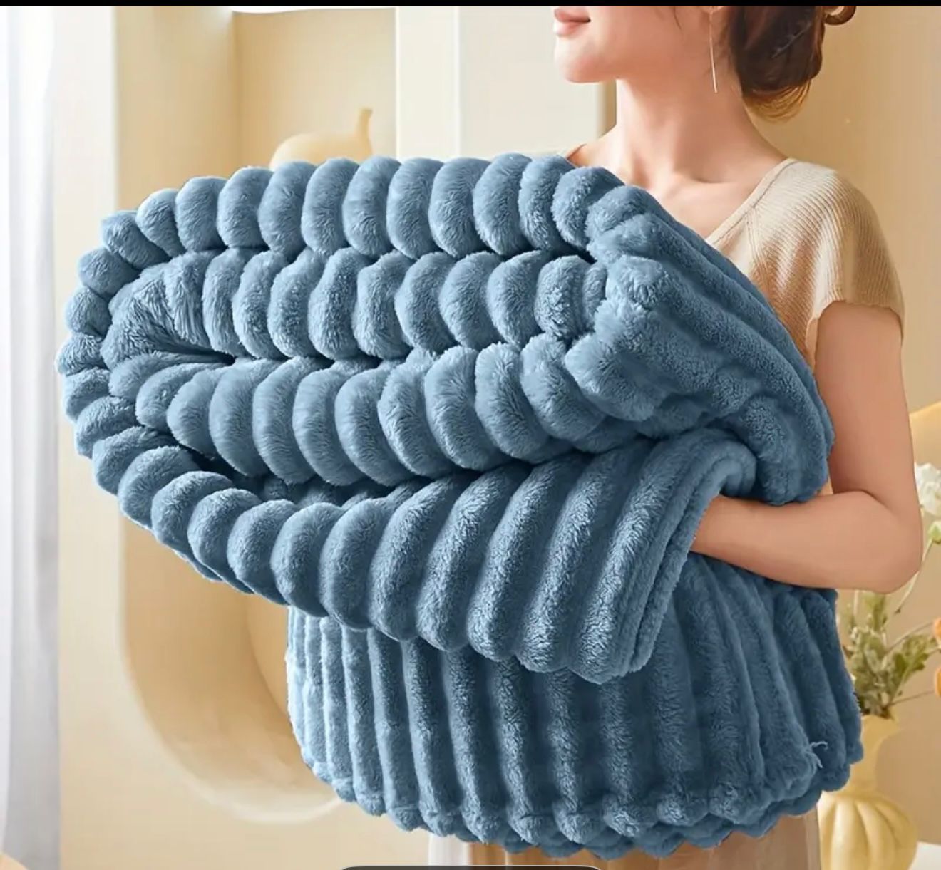 MANTA PIEL DE CONEJO