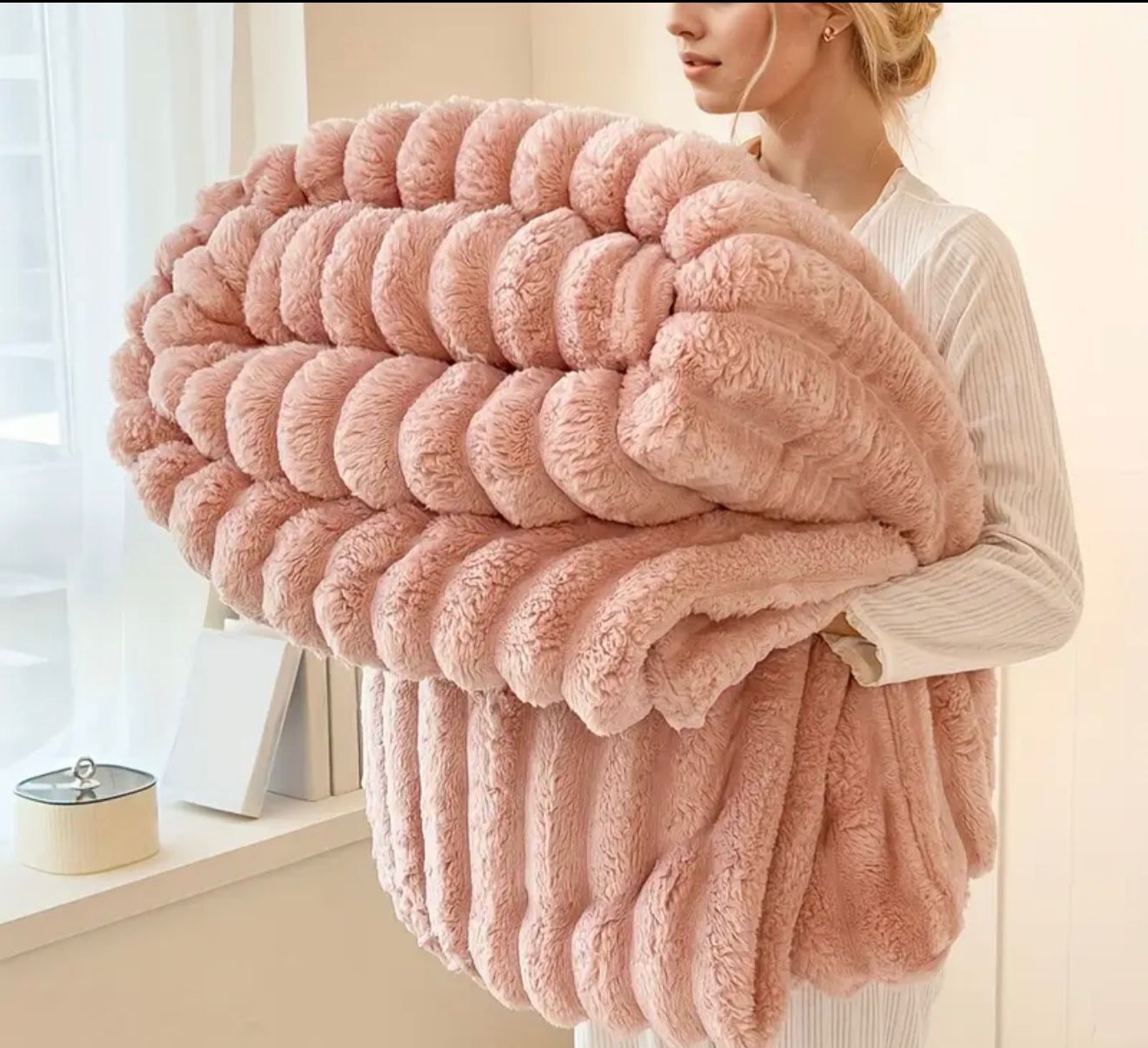 MANTA PIEL DE CONEJO