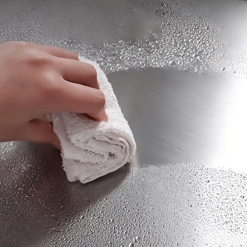 Tabla de Cocina en Acero Inoxidable con Borde