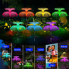Lampara Solar LED Medusa Multicolor para jardin