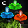 Lampara Solar LED Medusa Multicolor para jardin