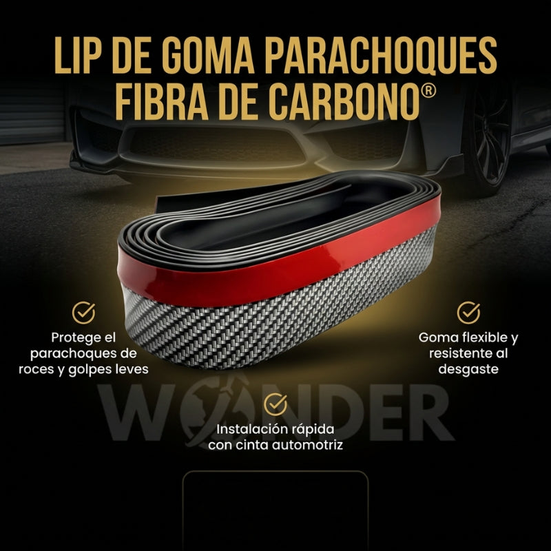 Protector Labial Parachoques Fibra Carbono