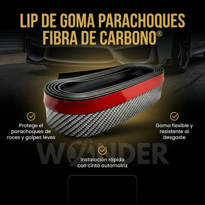 Protector Labial Parachoques Fibra Carbono