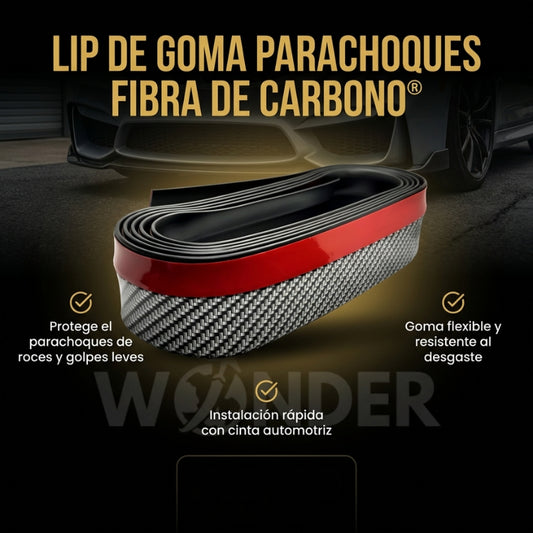 Protector Labial Parachoques Fibra Carbono