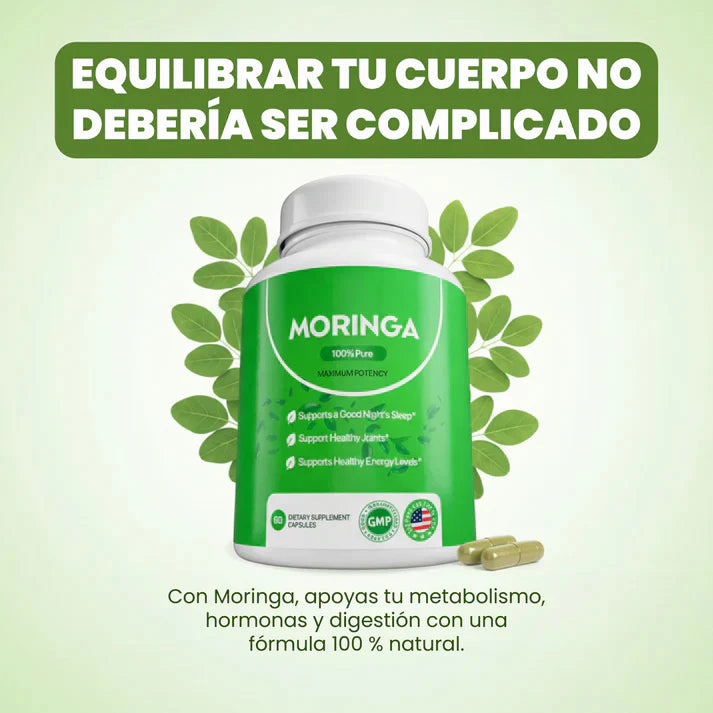 MORINGA CAPSULA - Superalimento rico en antioxidantes y vitaminas