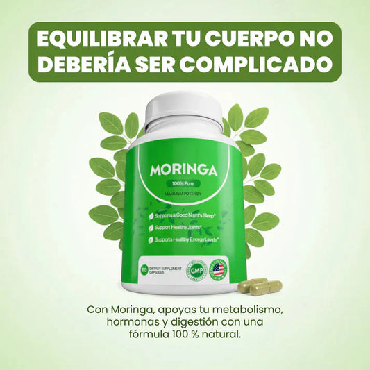 MORINGA CAPSULA - Superalimento rico en antioxidantes y vitaminas