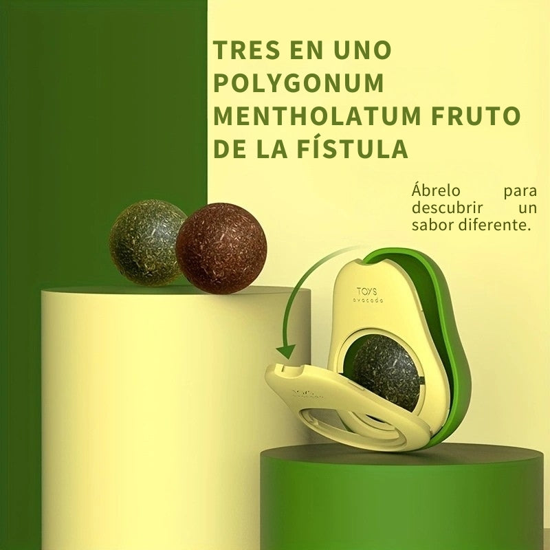 JUGUETE INTERACTIVO PARA GATO - HIERBA