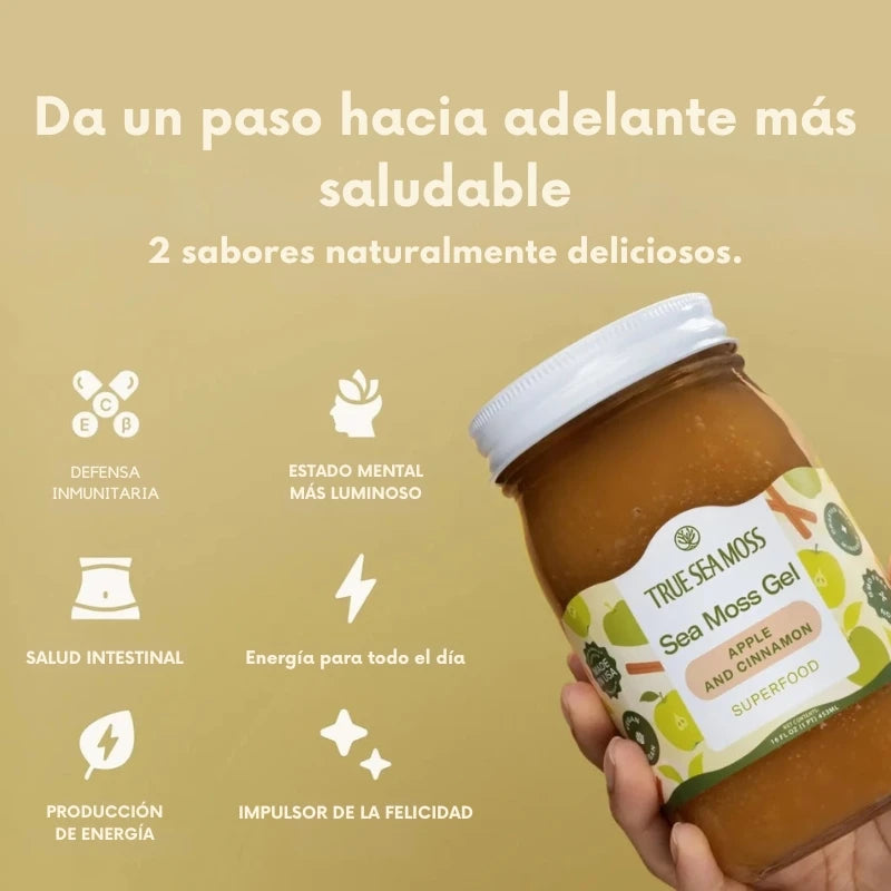 Gel de musgo marino con nutrientes para la piel