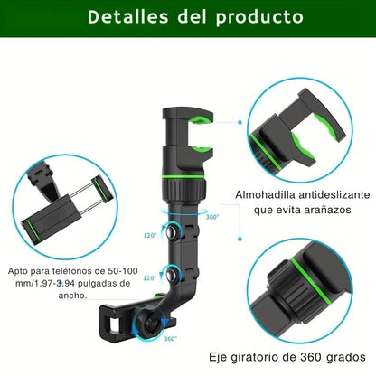 SOPORTE RETROVISOR MOVIL 360