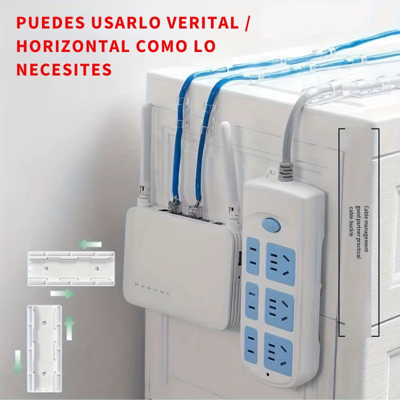SOPORTE ENCHUFE ADESIVO X 4 Undi