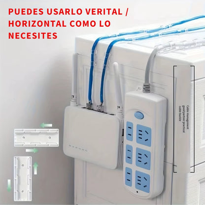 SOPORTE ENCHUFE ADESIVO X 4 Undi