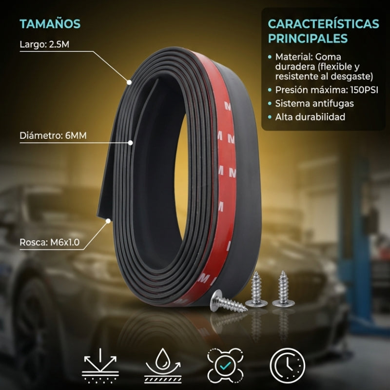 Protector Labial Parachoques Fibra Carbono