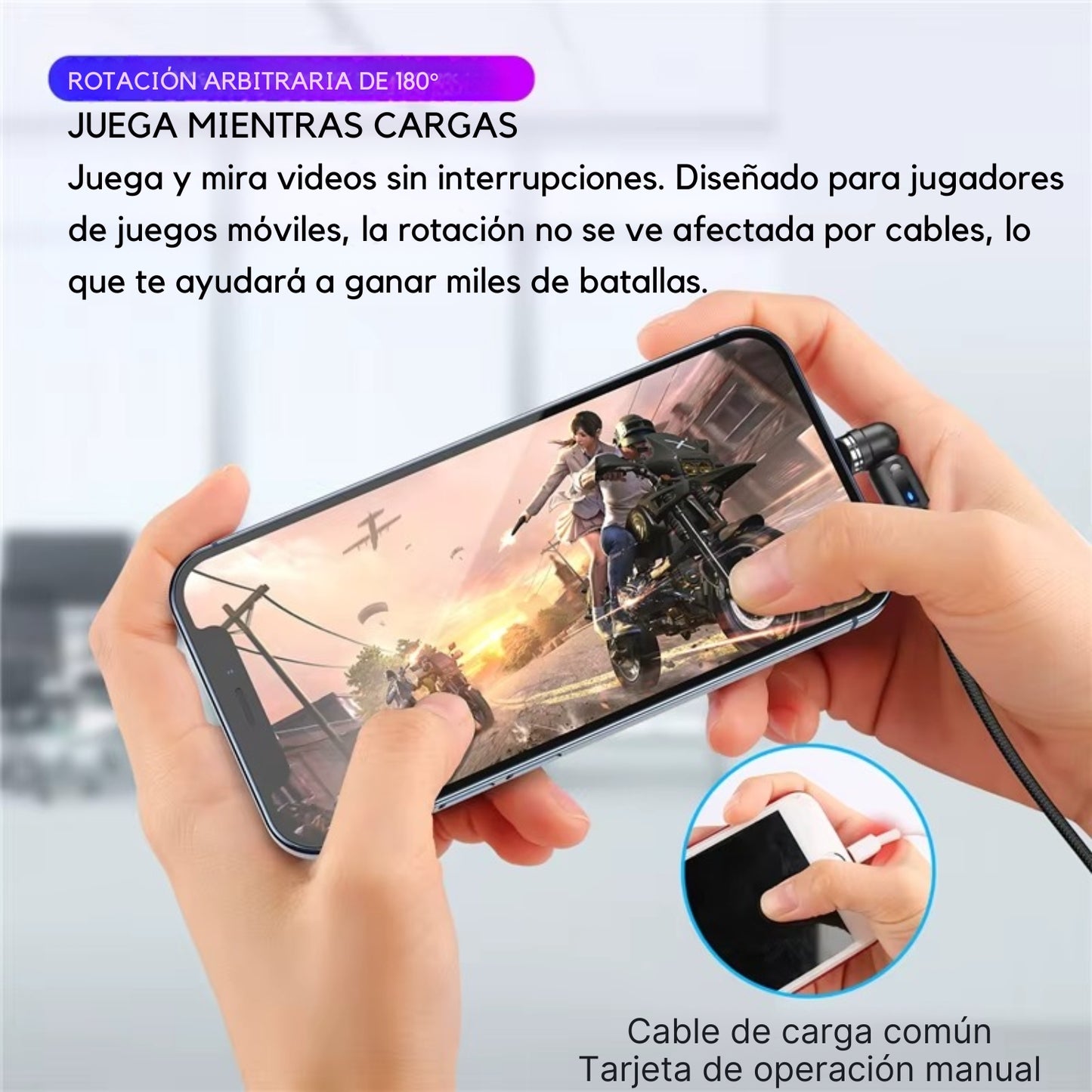 CABLE MAGNETICO 3 EN 1