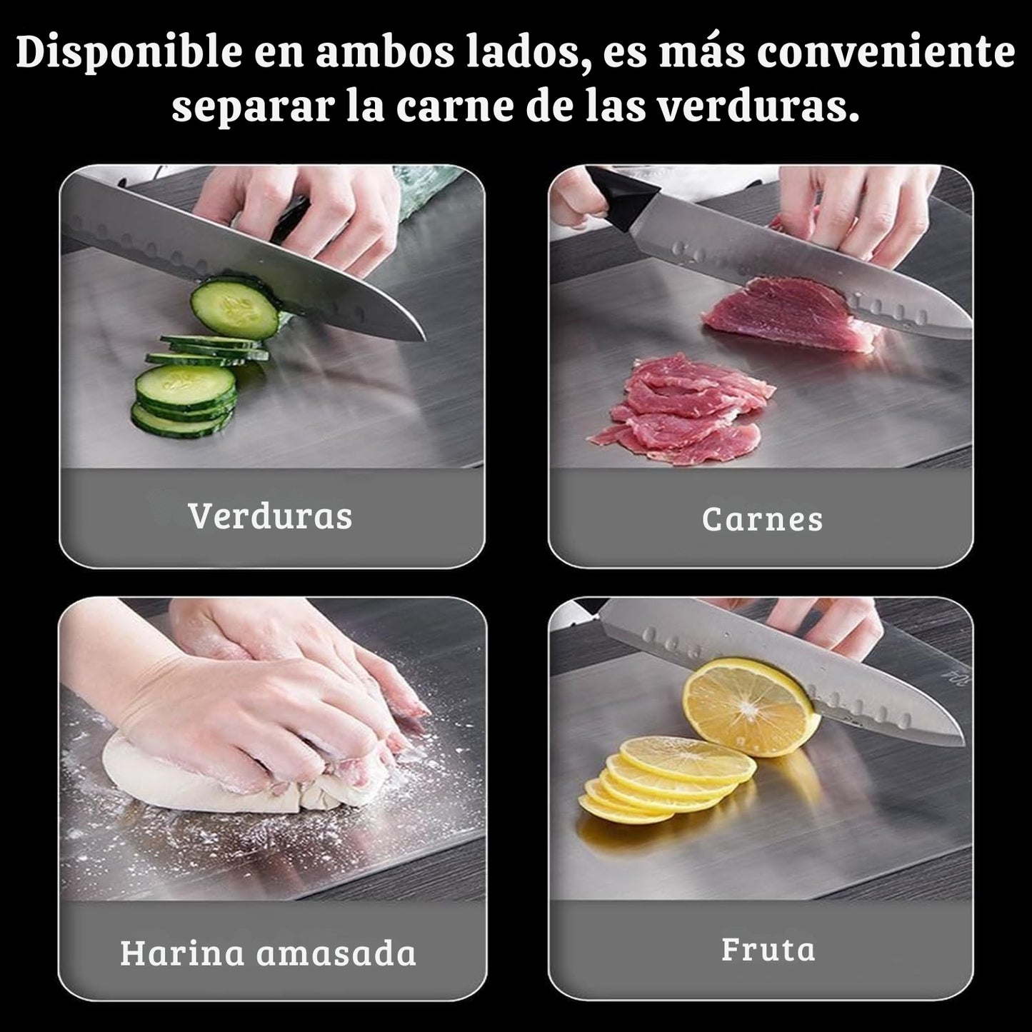 Kit de 3 Tablas Acero Pro