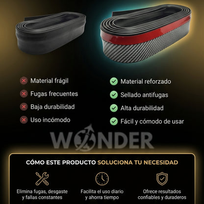 Protector Labial Parachoques Fibra Carbono