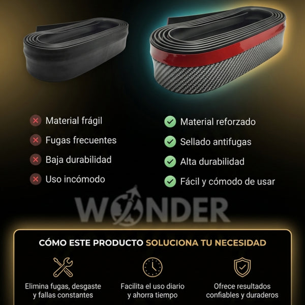 Protector Labial Parachoques Fibra Carbono