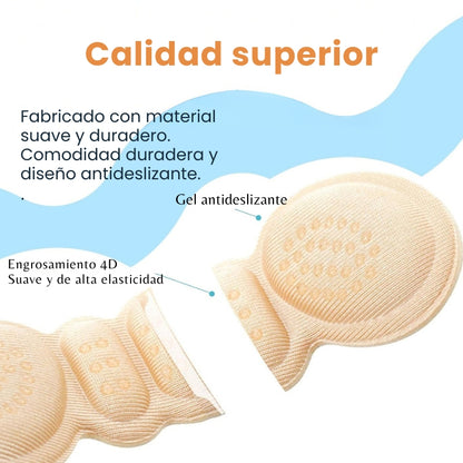 ALMOHADILLAS  ANTIDESLIZANTES DE TALON X 8 UNIDADES