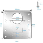 Kit de Placas de Reparación para Muebles X 4 Unid  -  O X 8 Unid