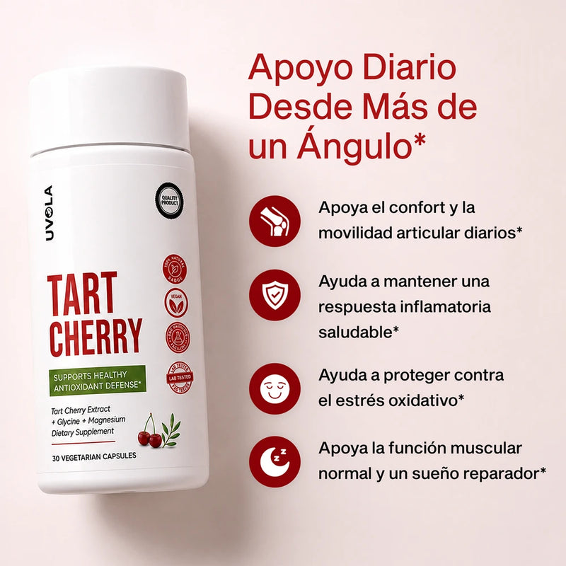 Extracto de Cereza Ácida con Vitaminas D3 y K2