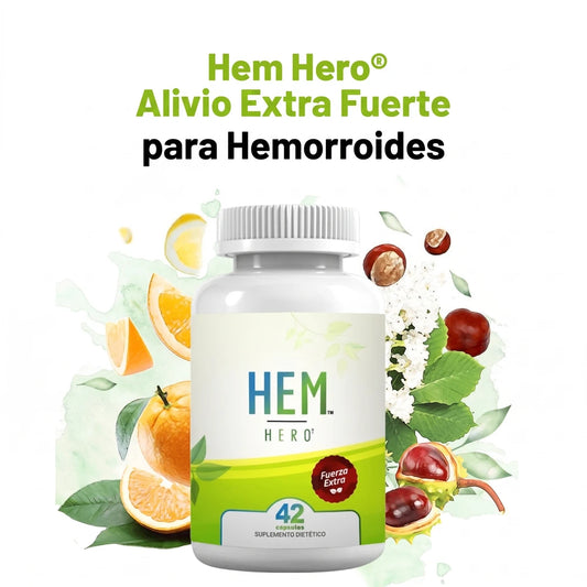 Hem Hero Apoyo Natural para Hemorroides