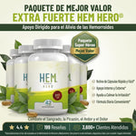 Hem Hero Apoyo Natural para Hemorroides