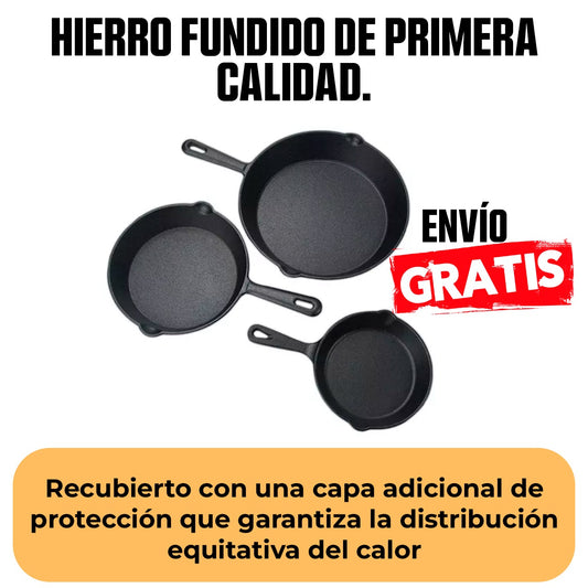SARTEN DE HIERRO FUNDIDO