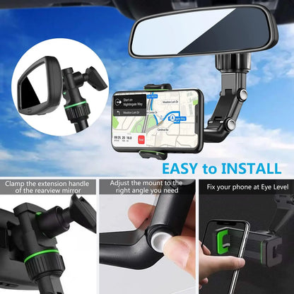 SOPORTE RETROVISOR MOVIL 360