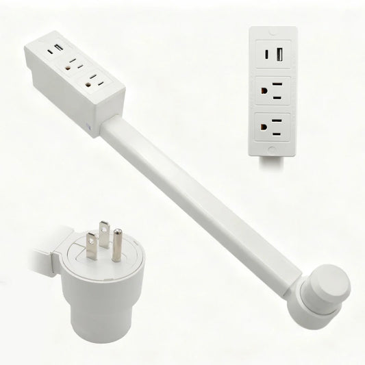 Enchufe Extensor Giratorio Power Hub USB