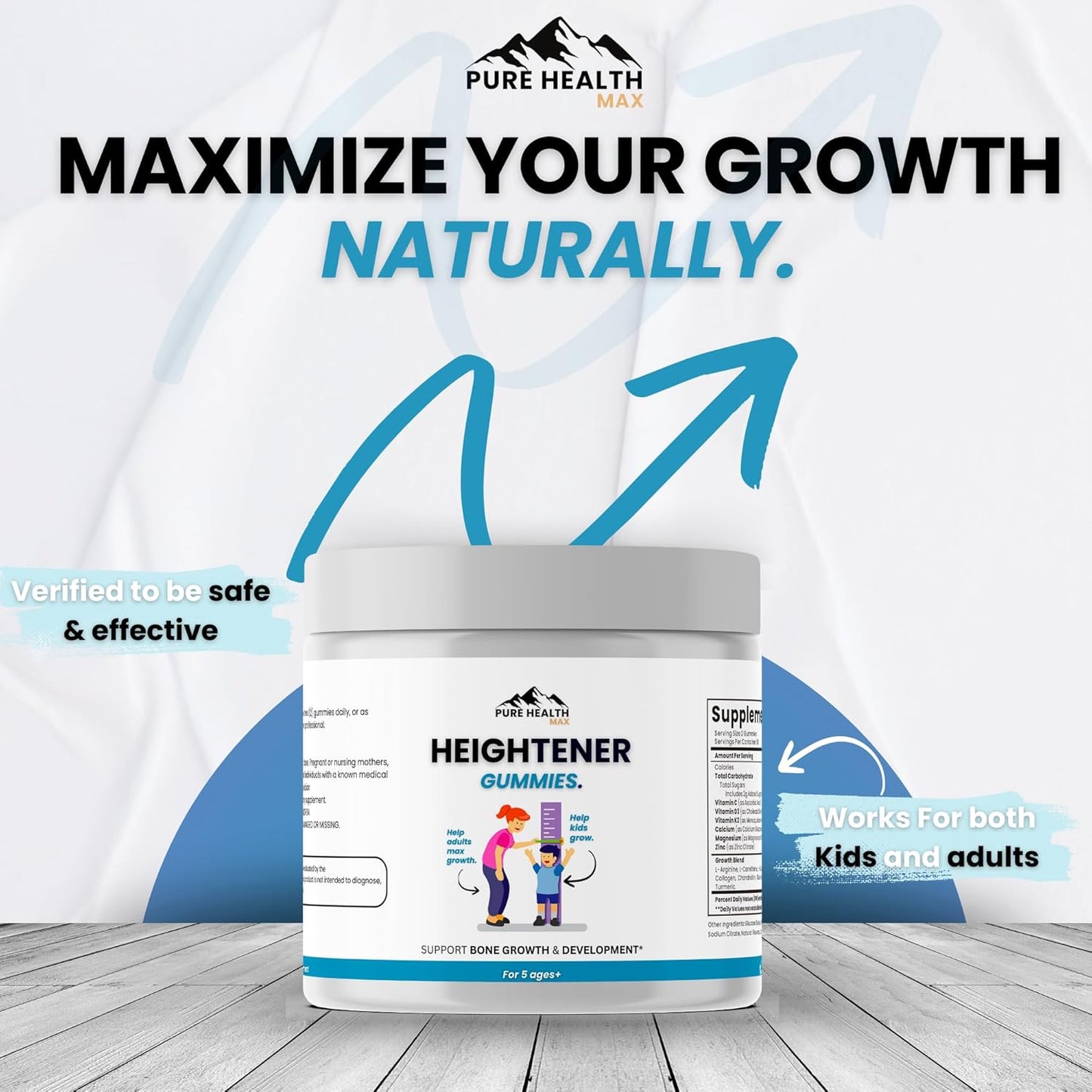 Gummies Altura Plus Natural Crecimiento