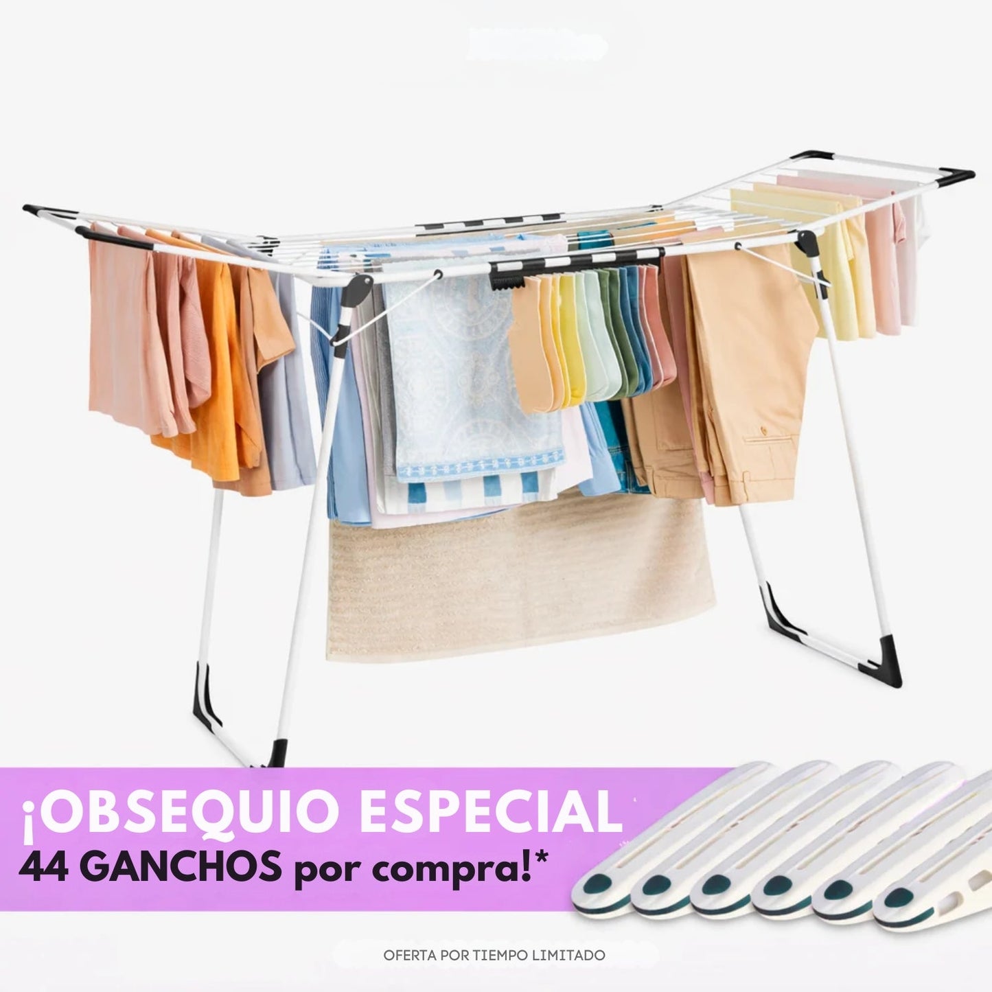 Tendedero Plegable Práctico