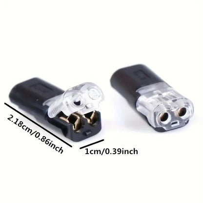 CONECTORES QUICKPLUNG NYLON 50 UNIDADES