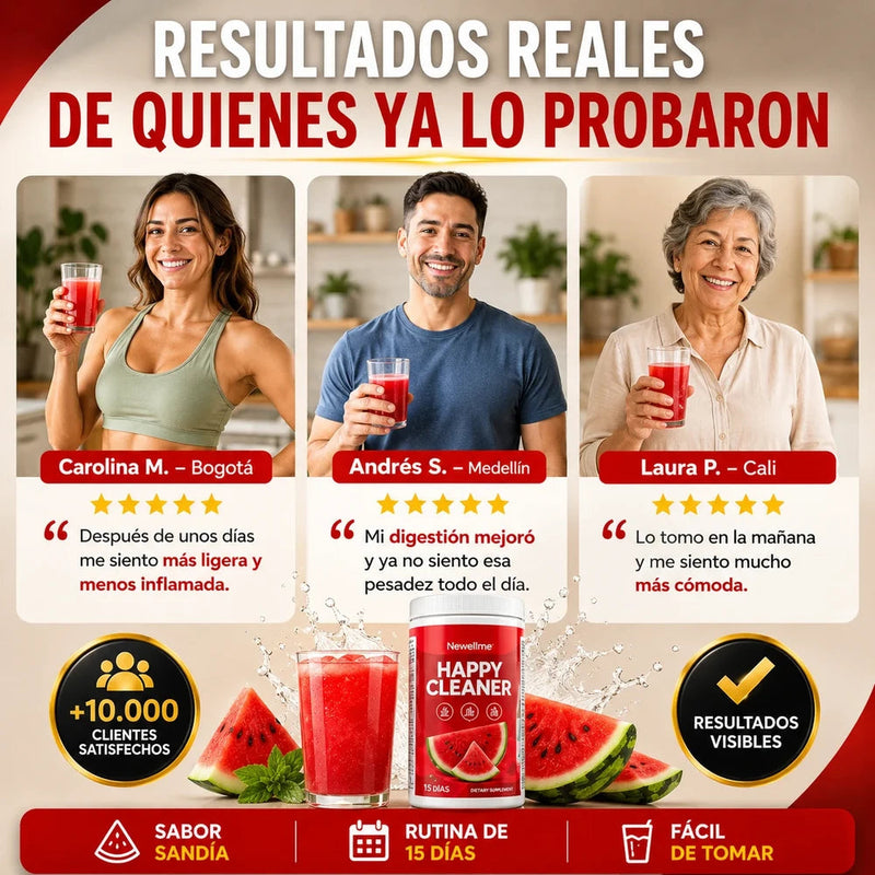 NEWELLME Happy Cleaner Polvo Digestivo
